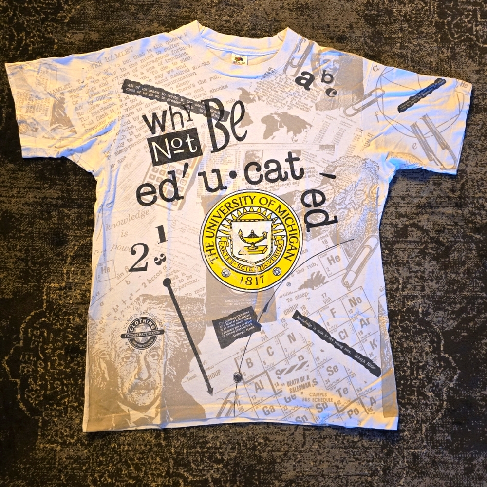 Vintage fruit of the loom Albert Einstein 90s tee